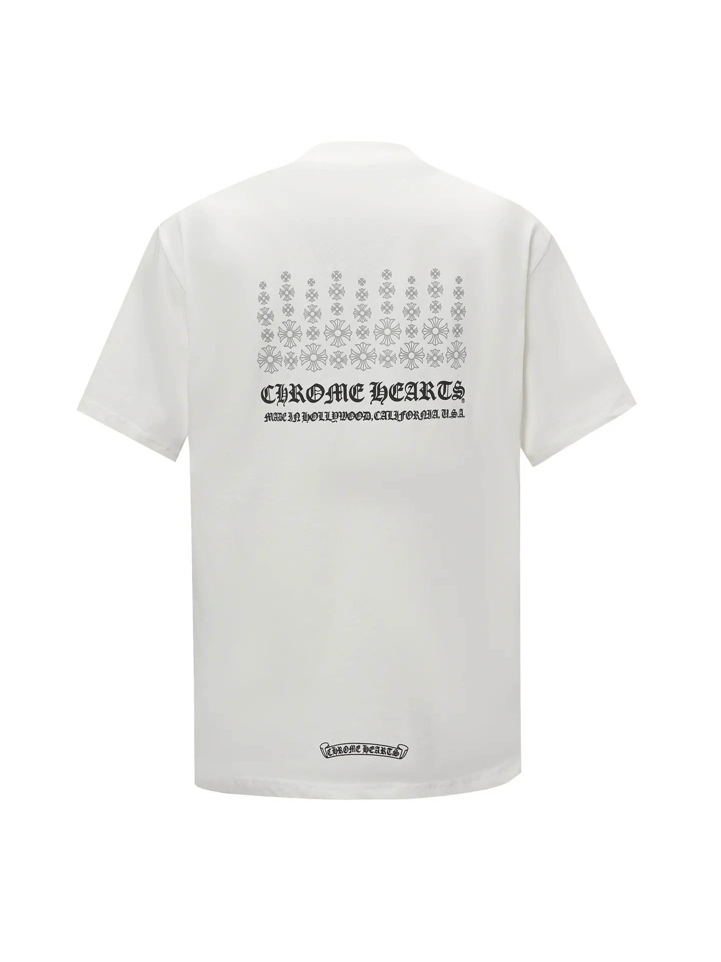 🅿️170 CHROME HEARTS/Chrome Heart CH starry cross printed short-sleeved T-shirt The fabric is made of 280g heavy combed cotton, customized with 32 count 1*1 threads. The ready-made garments are washed twice. The fabric is comfortable and skin-friendly without any strange feeling. Custom-dyed fabrics with high textile density, good drape and not easy to deform. The thick texture and compact spinning process will not affect the breathability of the fabric. The color saturation is very high. Imported digital direct-injection printing technology. A versatile and good-looking short sleeve. The loose fit covers the flesh and looks slim. Color: black, white Size: XS-L